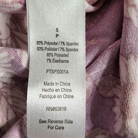 Thalia Sodi Women Sleep Shirt PJs Pajama Nightgown Top Medium Pink Floral Pocket - Picture 8 of 9